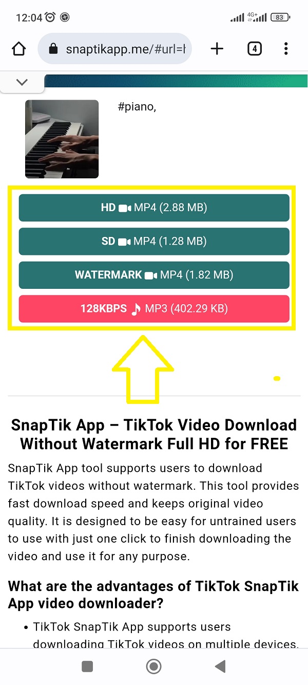 Bạn có thể tải video từ Tiktok miễn phí & không giới hạn trên snaptikapp.me